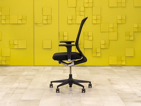 Офисное кресло для персонала на колесах Vitra Ткань Чёрный Швейцария_КПТЧ2-290923