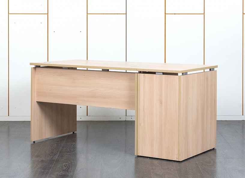 Комплект офисной мебели стол с тумбой  1 180х720х750 ДСП Клен   (СППВК-28110)