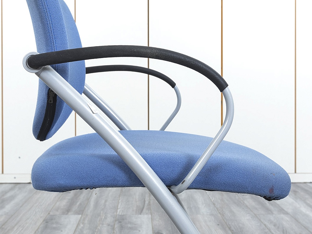 Конференц кресло для переговорной  Синий Ткань SteelCase   (УДТН-01074)