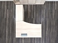 Кабинет руководителя SteelCase 1 600х2 000х750 ЛДСП Клен   (КРВ-26112)