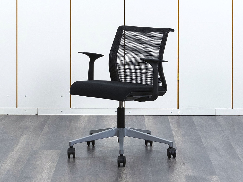 Конференц кресло для переговорной  Черный Ткань SteelCase   (КПТЧ-27062)