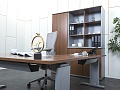 Кабинет руководителя Bene 1 800х1 800х750 Шпон Орех   (КРХ1-06091)