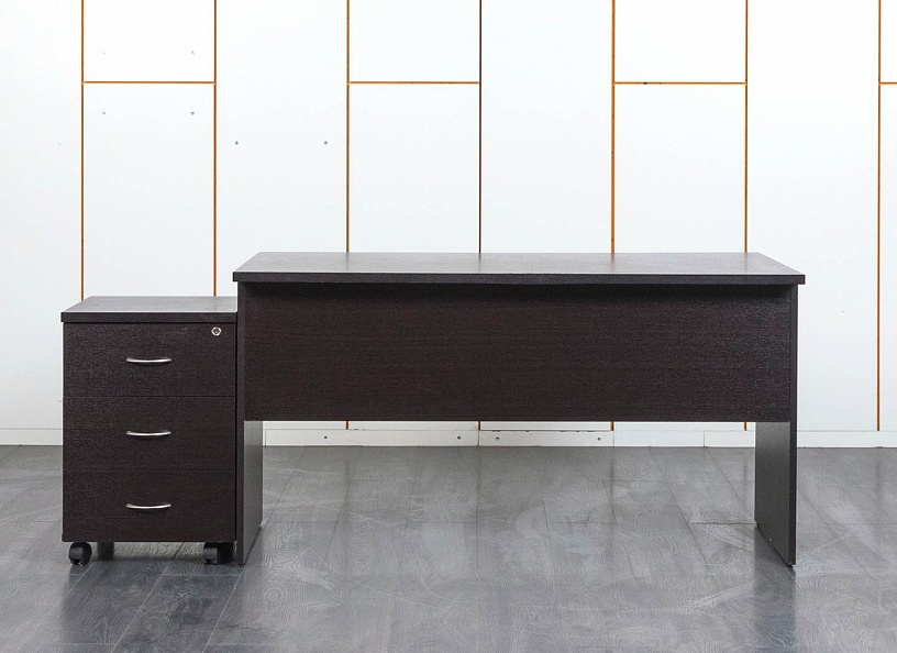 Комплект офисной мебели стол с тумбой  1 400х800х750 ЛДСП Венге   (СППЕК-21011)