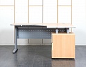 Купить Комплект офисной мебели стол с тумбой  1 600х1 600х750 ЛДСП Ольха   (СПУЛКп-11120)