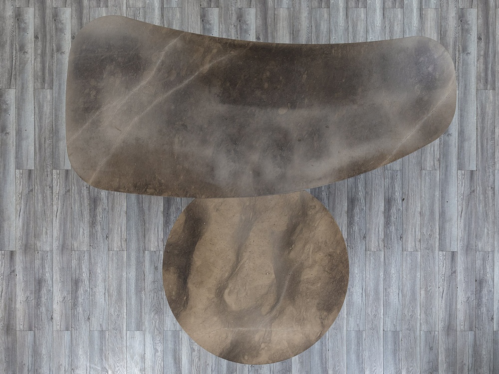 Стол для руководителя CATTELAN ITALIA 2 600х2 300х750 Мрамор Коричневый Piero De Longh  (СРОК-17094)