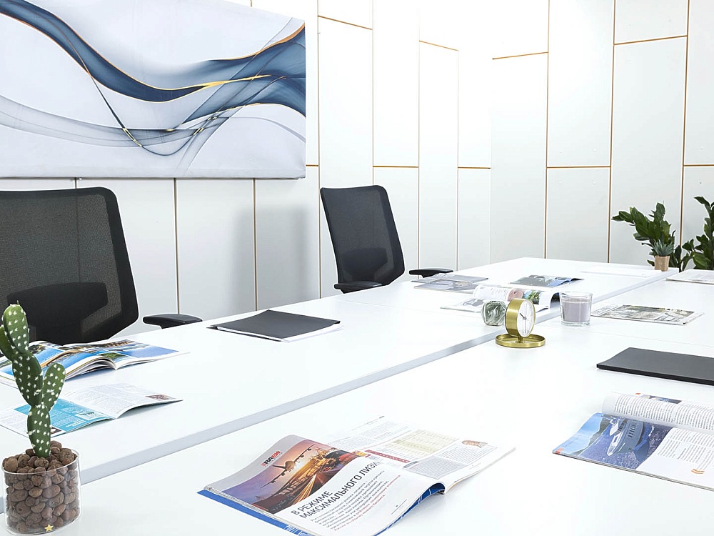 Комплект офисной мебели Herman Miller 3 200х1 650х750 ЛДСП Белый   (КОМБ1-25082)