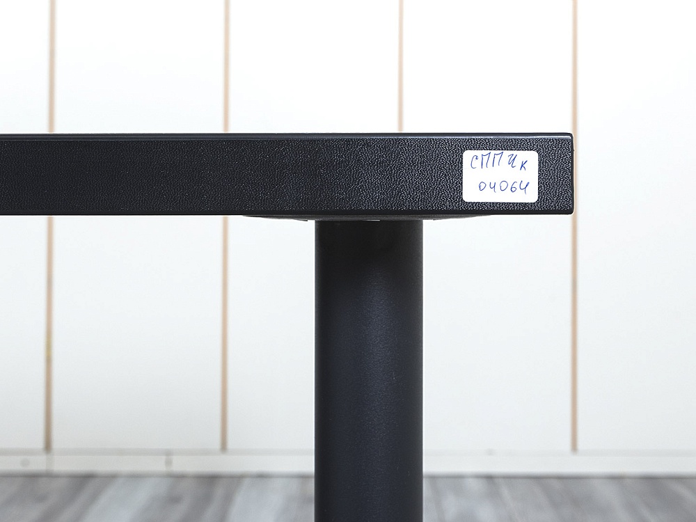 Комплект офисной мебели стол с тумбой IKEA 1 400х800х760 ЛДСП Черный   (СППЧКл-04064)