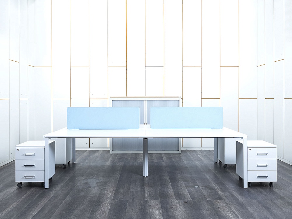 Комплект офисной мебели Herman Miller 2 800х1 630х750 ЛДСП Белый   (КОМБ1-30033)