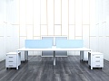 Комплект офисной мебели Herman Miller 2 800х1 630х750 ЛДСП Белый   (КОМБ1-30033)