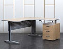 Купить Комплект офисной мебели стол с тумбой  1 600х1 400х740 ЛДСП Клён   (СПУВКП-05101уц)