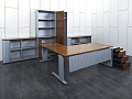 Кабинет руководителя Bene 1 800х1 800х750 Шпон Орех   (КРХ1-08091)