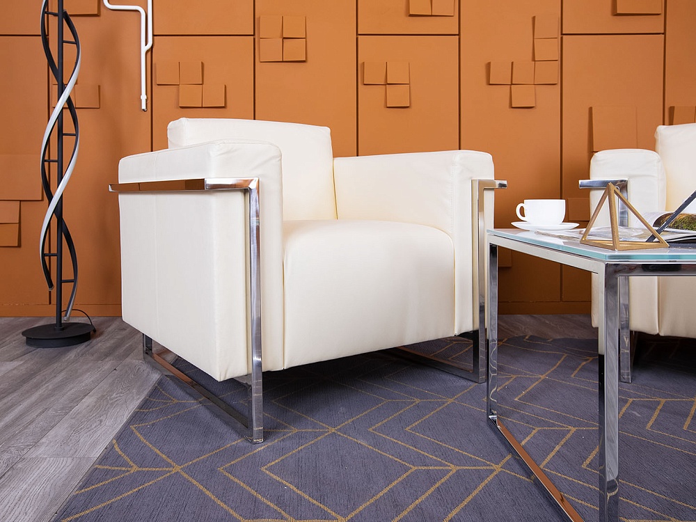 Комплект из 2-х мягких кресел Экокожа Бежевый   (КНКБК1-24025)