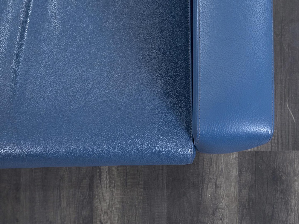 Мягкое кресло Herman Miller Кожа Синий   (Комплект из 3-х мягких кресел КНКНК1-13112)