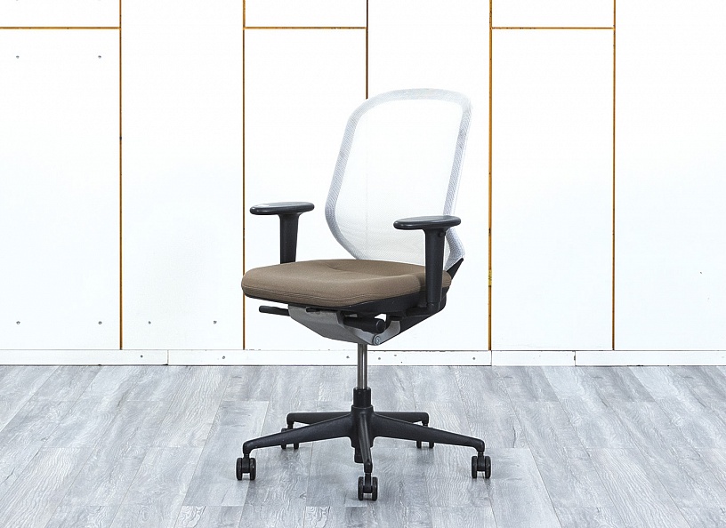Офисное кресло для персонала  VITRA Сетка Белый   (КПСБ-21113)