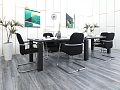 Офисный стол для переговоров Sinetica 3 200х1 200х740 Шпон Венге TAO  (СГПЕ-18064)