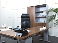 Кабинет руководителя Bene 1 800х1 800х750 Шпон Орех   (КРХ2-06091)