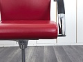Офисное кресло руководителя  Ahrend Кожа Красный 350  (КРКК-13072)