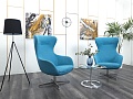 Мягкое кресло Profoffice Ткань Синий Elegance Metal  (Комплект из 2-х мягких кресел КНТНК-30112)
