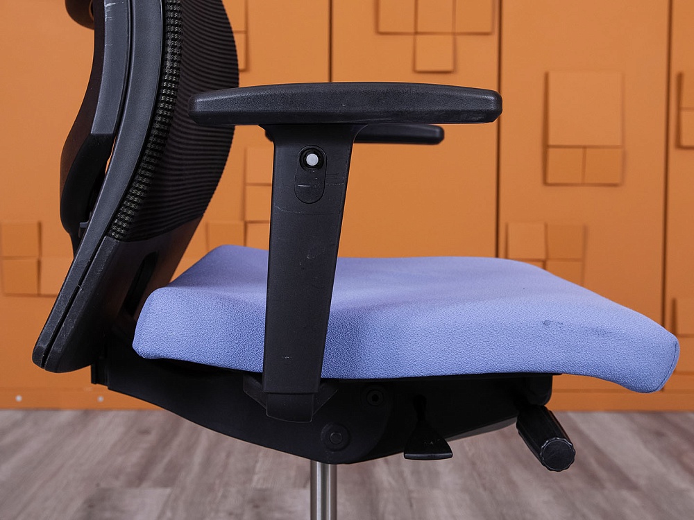 Офисное кресло для персонала   ЛДСП Синий   (КПСН-05065)