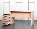 Купить Комплект офисной мебели стол с тумбой  1 200х730х750 ЛДСП Бук   (СППВК-20011)