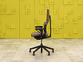 Офисное кресло руководителя на колесах Please 1 Steelcase Кожа Коричневый Германия  КРКК-18125