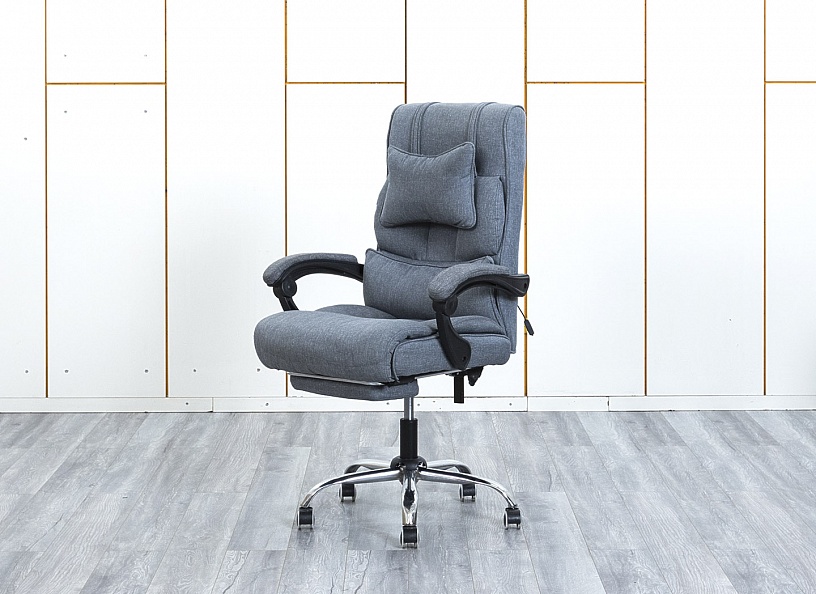 Офисное кресло руководителя   Ткань Серый   (КРТС2-05123)