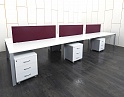 Купить Комплект офисной мебели  4 800х1 640х750 ЛДСП Белый   (КОМБ1-02091)