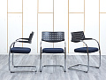 Конференц кресло для переговорной  Синий Ткань VITRA VISAVIS  (КДТН1-28113)