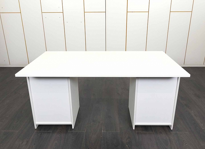 Комплект офисной мебели стол с тумбой  1 600х800х750 ЛДСП Белый   (СППБК-09031)