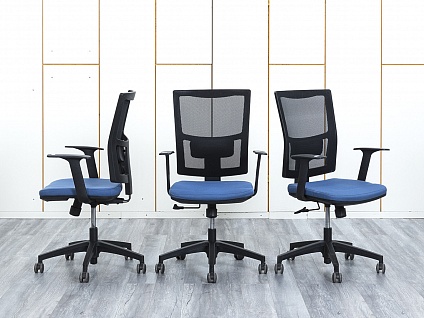 Офисное кресло для персонала  Narbutas Ткань Синий Filo  (КПСН-16113)