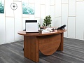 Стол для руководителя Камбио 2 220х1 950х750 ЛДСП Груша Boss  (СРГ-25013)