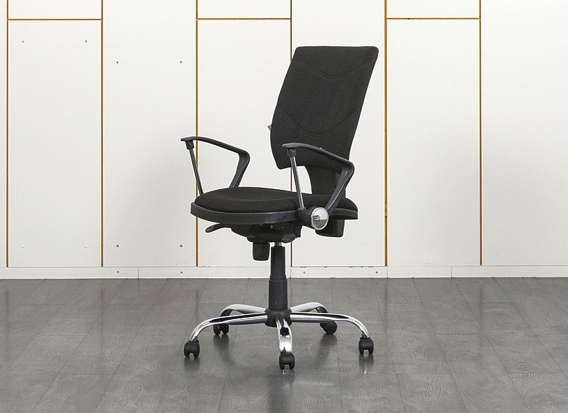 Офисное кресло для персонала   Ткань Черный   (КРТЧ1-12071)