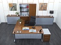 Кабинет руководителя Bene 1 800х1 800х750 Шпон Орех   (КРХ1-08091)