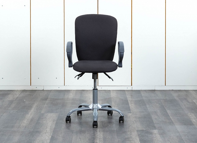 Офисное кресло для персонала   Ткань Черный   (КПТЧ-13013)