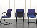 Конференц кресло для переговорной  Синий Ткань Haworth Comforto  (УДТН-28071)