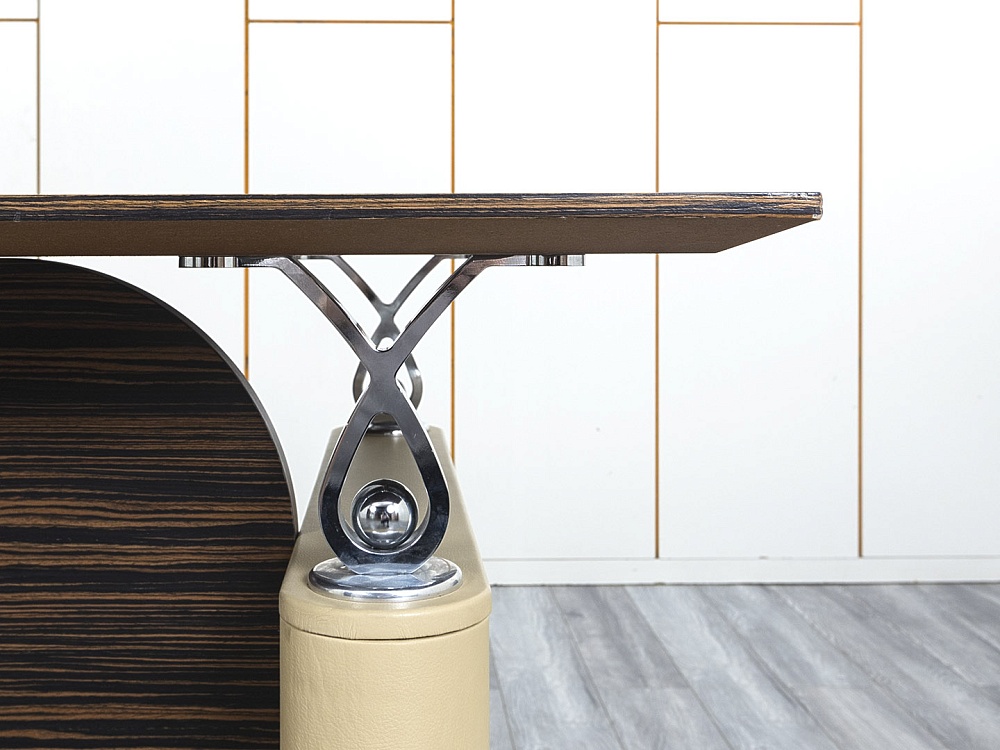 Кабинет руководителя Tecnoarredo 2 000х920х760 Шпон Зебрано Venus  (КРЗ1-09024)