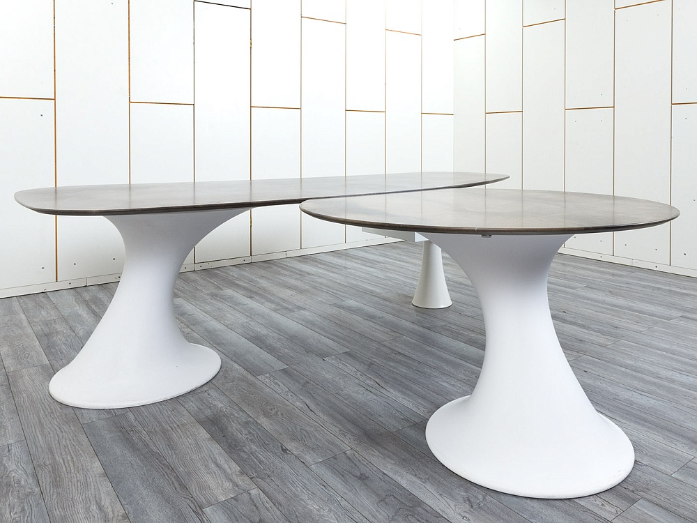 Стол для руководителя CATTELAN ITALIA 2 600х2 300х750 Мрамор Коричневый Piero De Longh  (СРОК-17094)