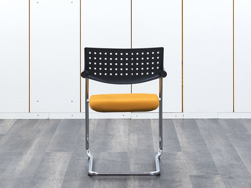 Конференц кресло для переговорной  Оранжевый Ткань VITRA   (УДТО-21032)