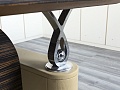 Кабинет руководителя Tecnoarredo 2 000х920х760 Шпон Зебрано Venus  (КРЗ1-09024)