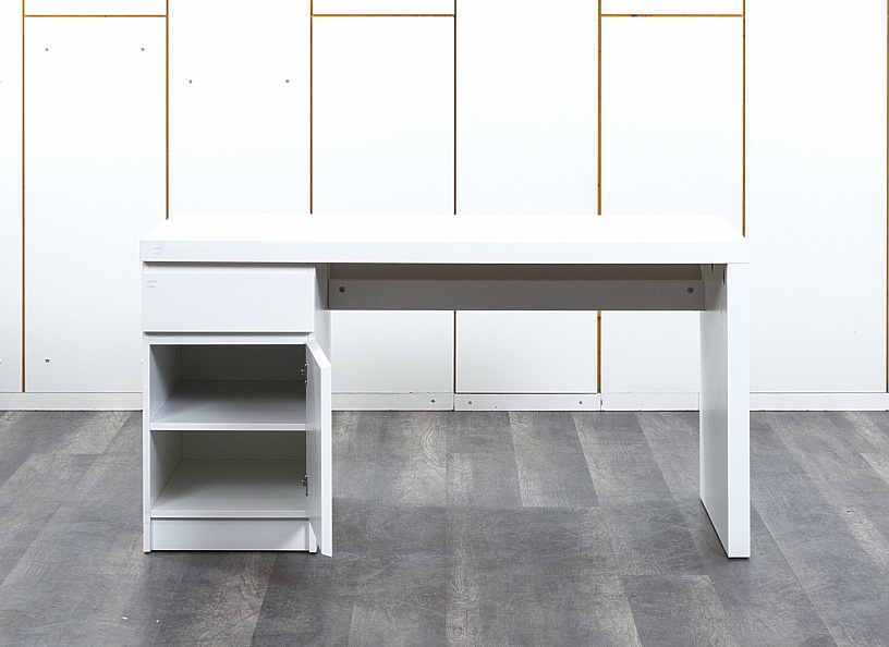 Комплект офисной мебели стол с тумбой  1 400х650х750 ЛДСП Белый   (СППБк-01062уц)