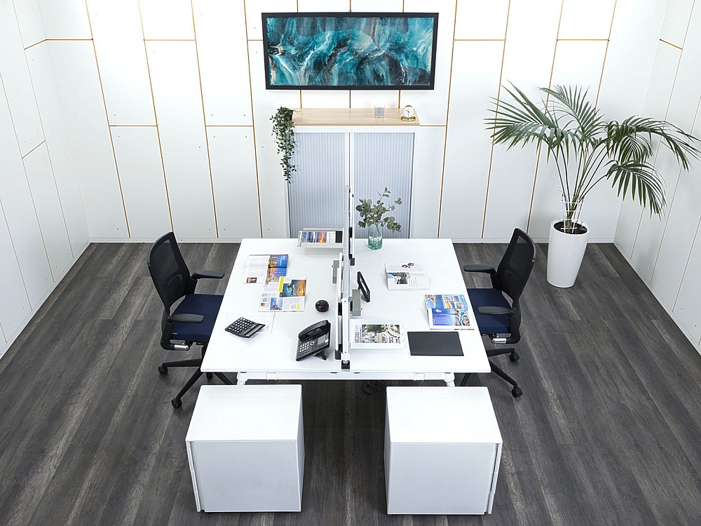 Комплект офисной мебели Herman Miller 1 600х1 650х1 180 ЛДСП Белый   (КОМБ-13112)