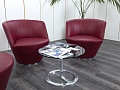 Мягкое кресло Walter Knoll Кожа Красный   (Комплект из 3-х мягких кресел ККККК-13112)