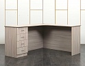 Купить Комплект офисной мебели стол с тумбой  1 600х1 400х800 ЛДСП Зебрано   (СПУЗк-16031)