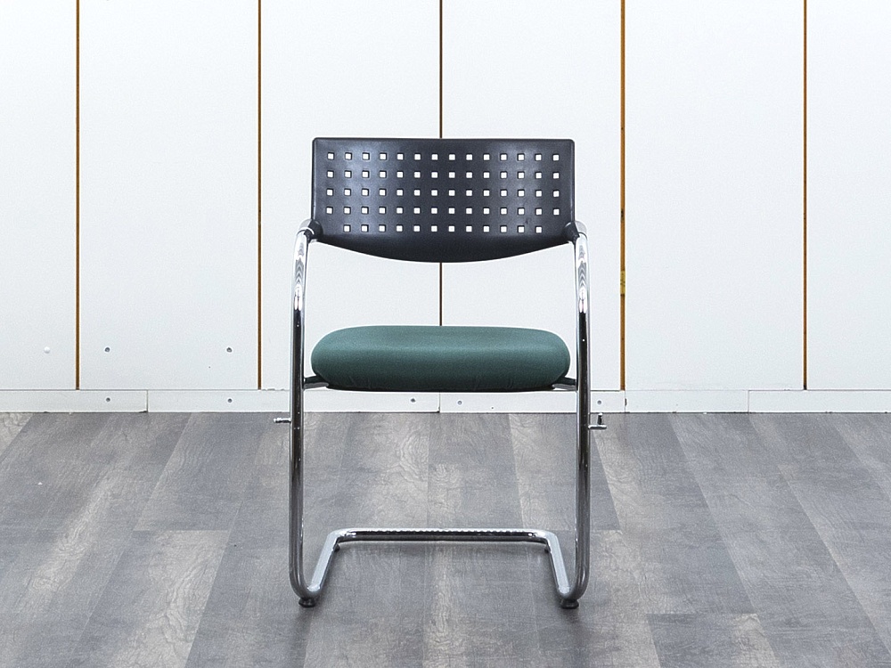 Конференц кресло для переговорной  Зеленый Ткань VITRA   (УДТЗ-21032)