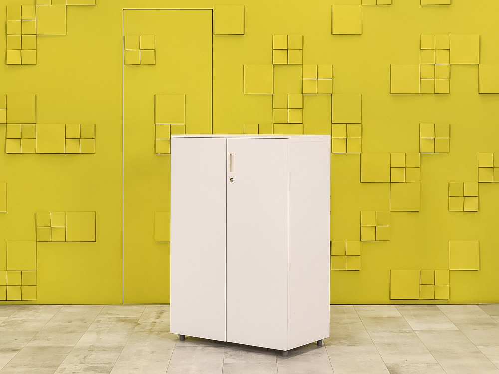 Шкаф для документов офисный Белый Швейцария Vitra ШД2ДБ-04026