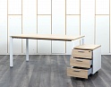 Купить Комплект офисной мебели стол с тумбой  1 600х800х750 ЛДСП Бук   (СППВ2к-17023)