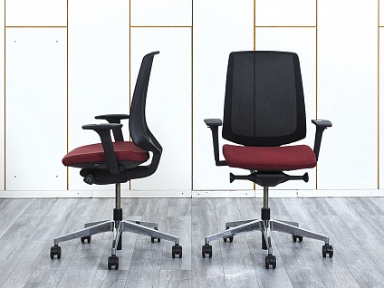 Офисное кресло для персонала  Profim Сетка Красный   (КПСК-26034)