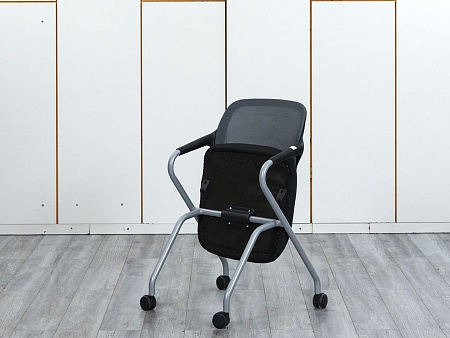 Конференц кресло для переговорной  Черный Сетка Sunon   (КПСЧ-31104)