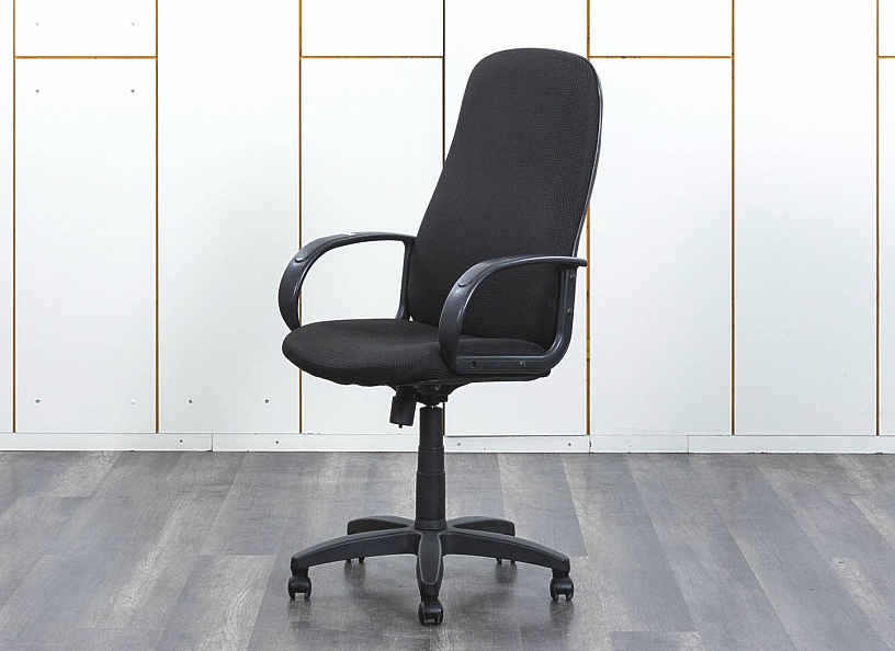 Офисное кресло руководителя   Ткань Черный   (КРТЧ1-05122уц)