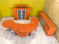 Кабинет руководителя Bosse Luxe Камбио ЛДСП Ольха Россия_КРЛ-291124